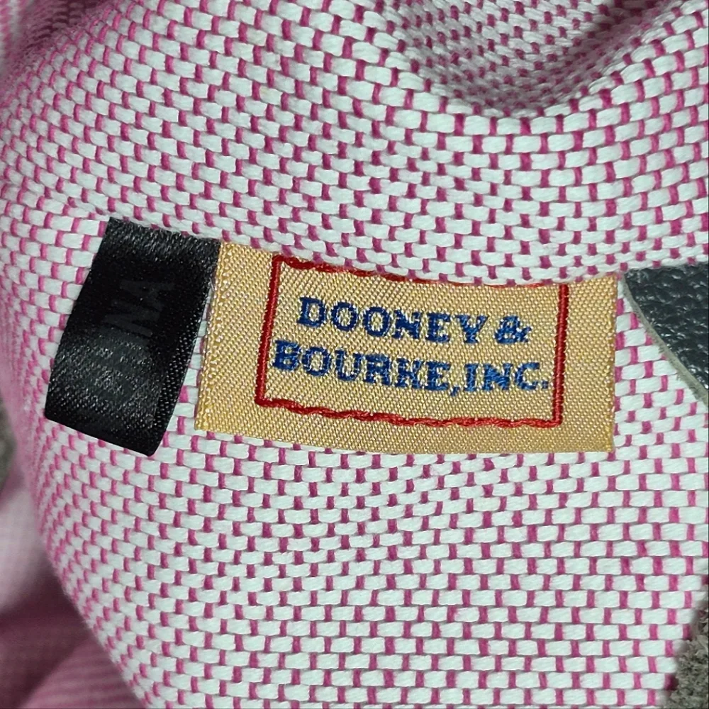 Dooney & Bourke large gray leather Crescent tote shoulder bag purse laptop bag - Picture 11 of 14